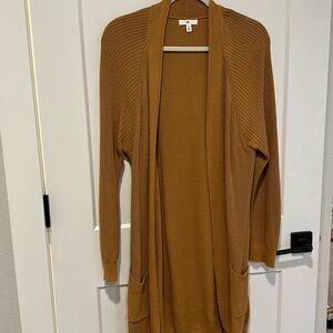 BP. Gold Knit Cardigan- Medium